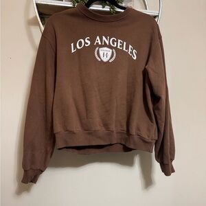 Hollister Cropped Crewneck Sweatshirt